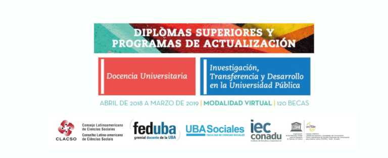Diplomas Superiores y Programas de Actualización en Docencia Universitaria y en Investigación, Transferencia y Desarrollo en la Universidad Pública