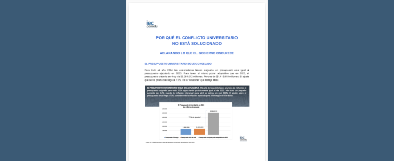 Por qué el conflicto universitario no está solucionado (2024)