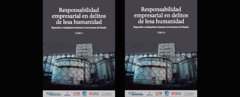 Presentación del libro «Responsabilidad empresarial en delitos de lesa humanidad»