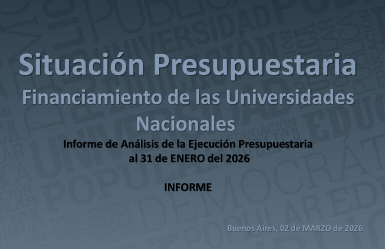 «Informe de Análisis de la Ejecución Presupuestaria al 31 de enero del 2026»